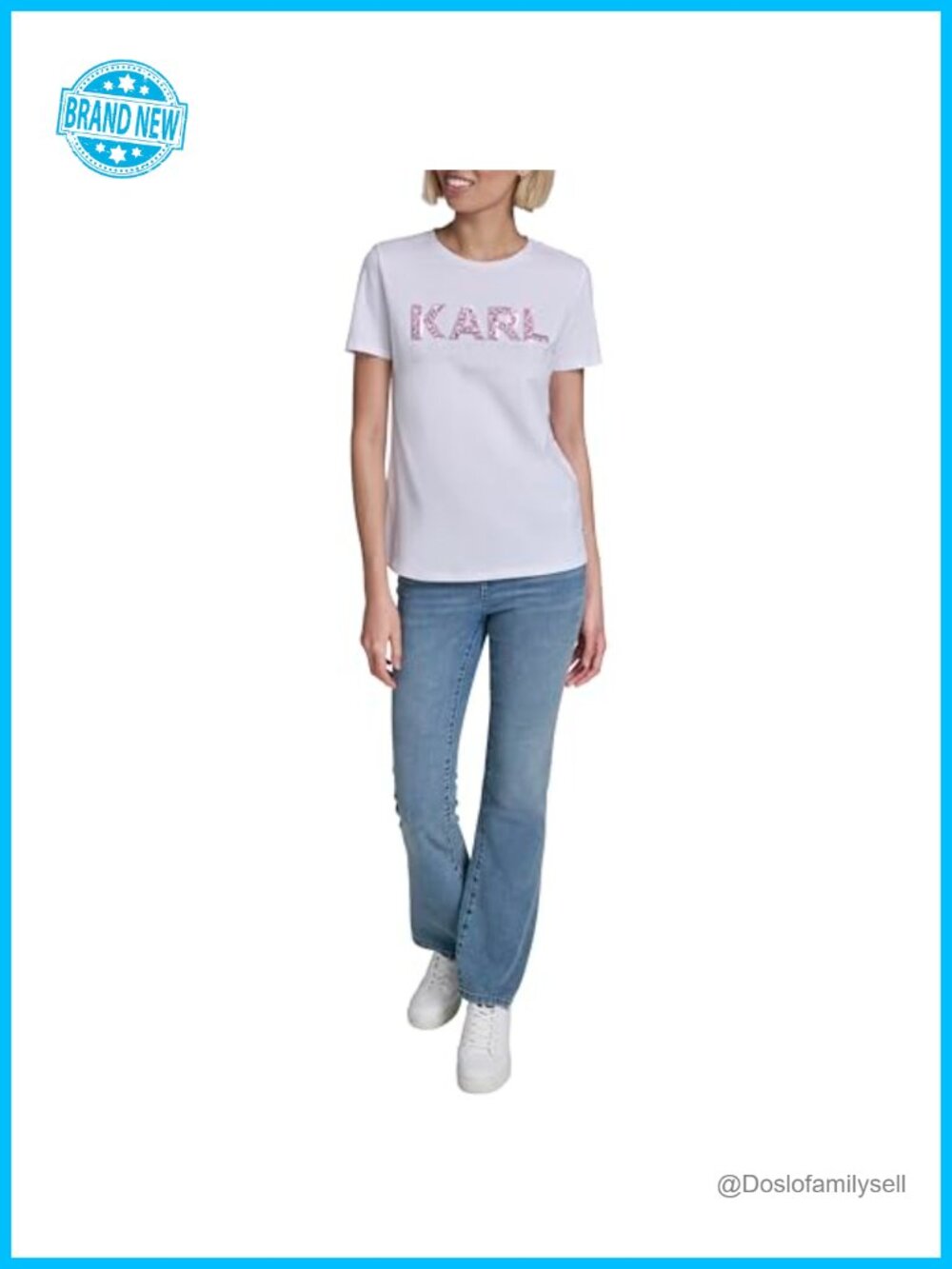 Karl Lagerfeld Short Sleeve Crew Neck Logo T-Shirt Regular Fit